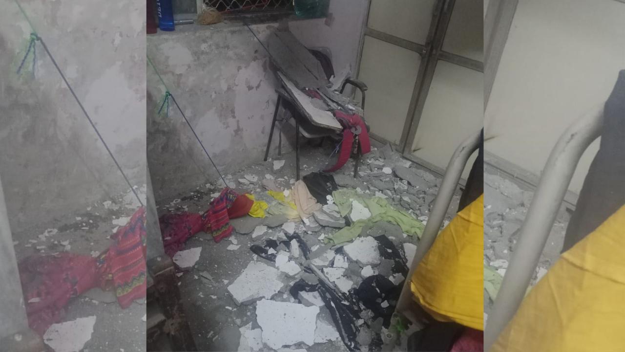 Mumbai: Portion of slab collapses in nurses quarters at KEM Hospital